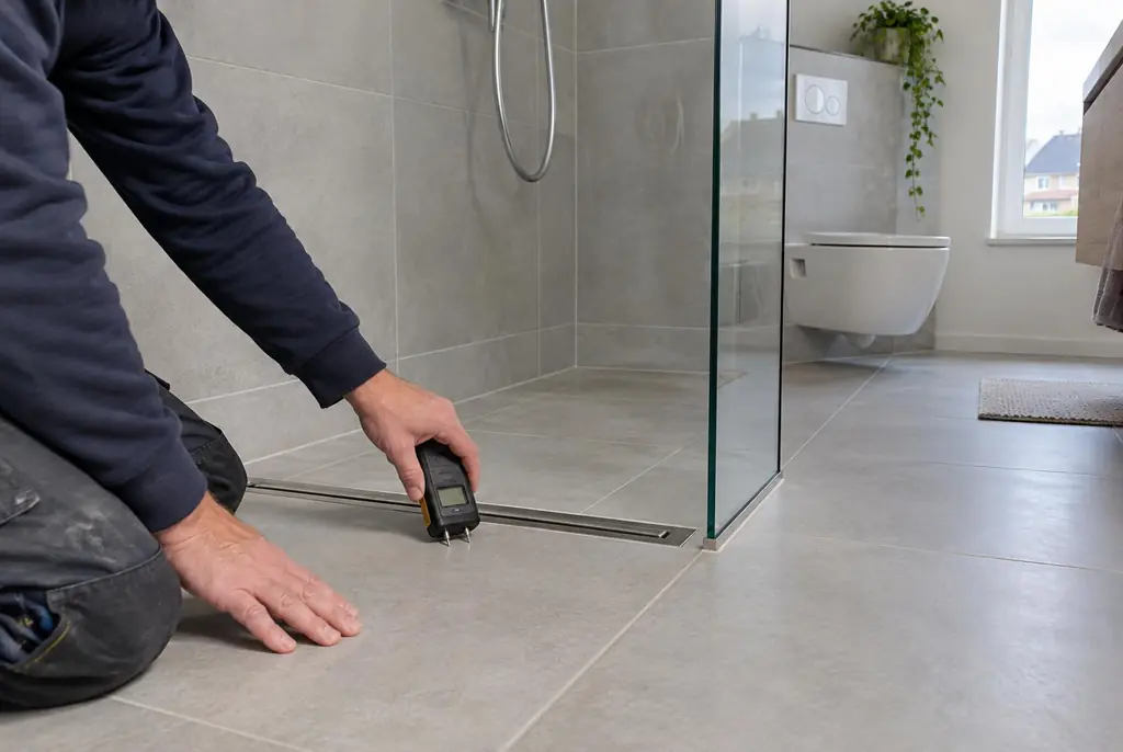 Lekdetectie Steenwijk – badkamer in een nieuwbouwwoning