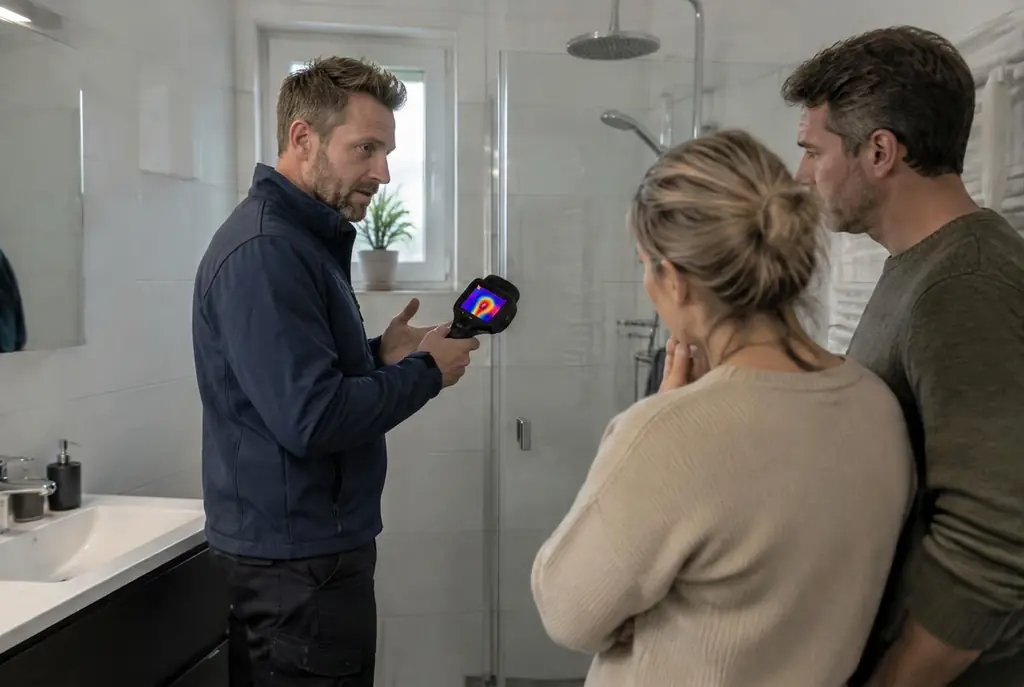 Lekdetectie Steenwijk – specialist legt bevindingen uit aan bewoner